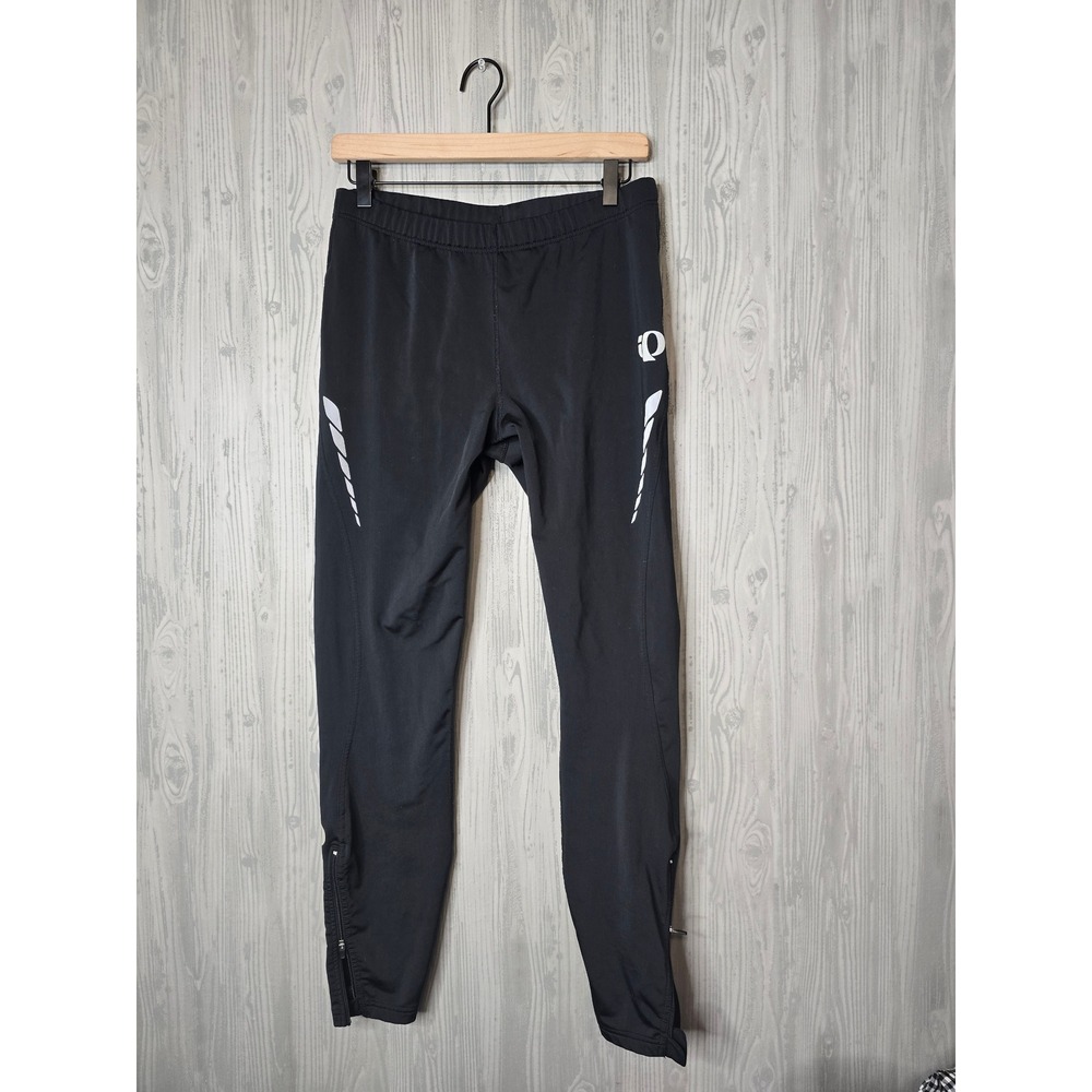 Pearl Izumi Select Series Cycling Tights Womens Large Black Reflective Ankle Zip